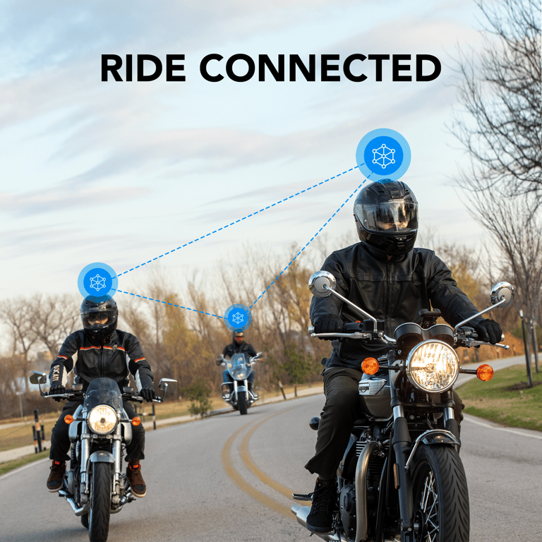 Sena Phantom ANC Full Face Motorcycle Smart Communication Helmet with Mesh Inter